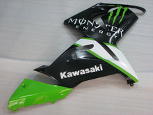 Load image into Gallery viewer, White and Black Green Monster - NINJA ZX-10R 04-05 Fairing Kit