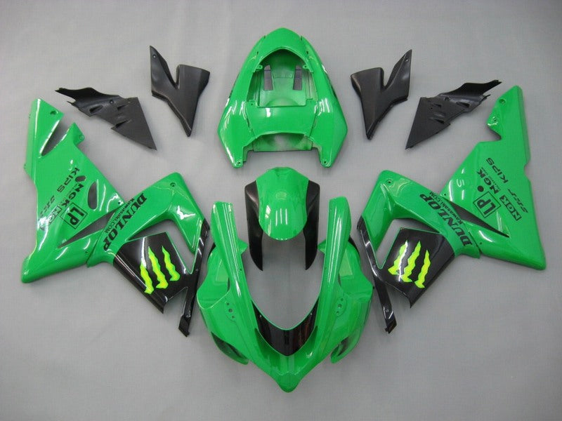 Green Black Monster - NINJA ZX-10R 04-05 Fairing Kit