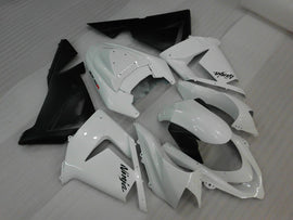 White and Matte Black Factory Style - NINJA ZX-10R 04-05 Fairing Kit