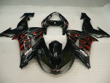 Load image into Gallery viewer, Black and Red Flame - NINJA ZX-10R 06-07 Fairing Kit