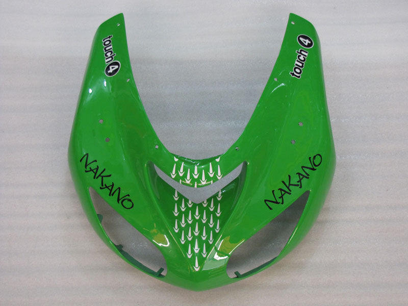Green and Black Nakano - NINJA ZX-10R 06-07 Fairing Kit