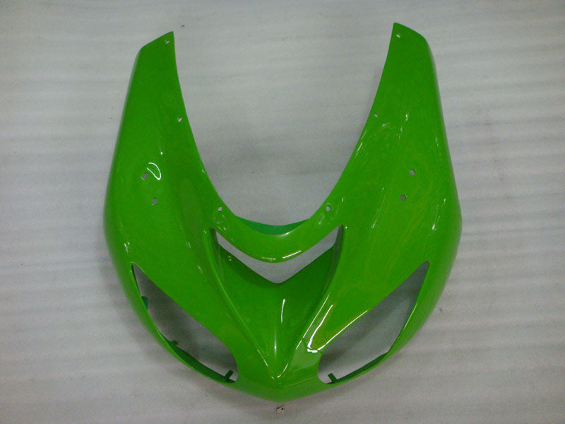 Green and Matte Black Factory Style - NINJA ZX-10R 06-07 Fairing Kit