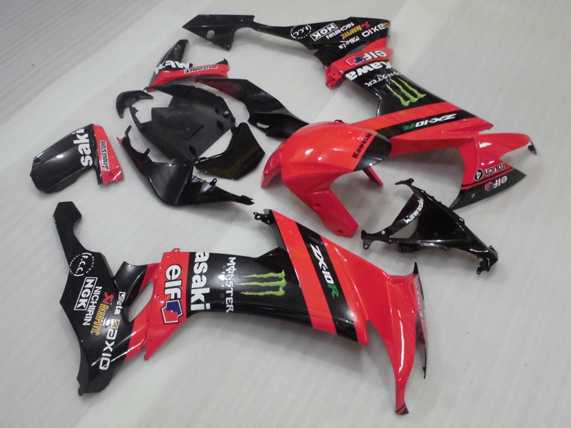 Red and Black Monster - NINJA ZX-10R 08-10 Fairing Kit