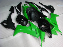 Load image into Gallery viewer, Green and Black Factory Style - NINJA ZX-10R 08-10 Fairing Kit