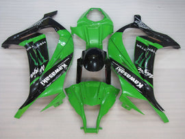 Green and Black Monster - NINJA ZX-10R 11-15 Fairing Kit