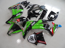 Load image into Gallery viewer, Green and Black Red Motocard - NINJA ZX-10R 11-15 Fairing Kit