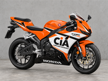 Load image into Gallery viewer, Orange and White Red CiA - CBR600RR 24-26 Fairing Kit