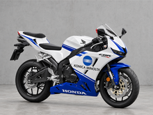 Load image into Gallery viewer, Blue and White Konica Minolta - CBR600RR 24-26 Fairing Kit