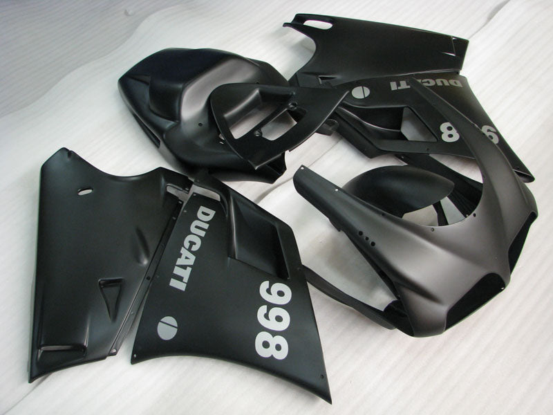 Matte Black Factory Style - Ducati 998 96-02 Fairing Kit