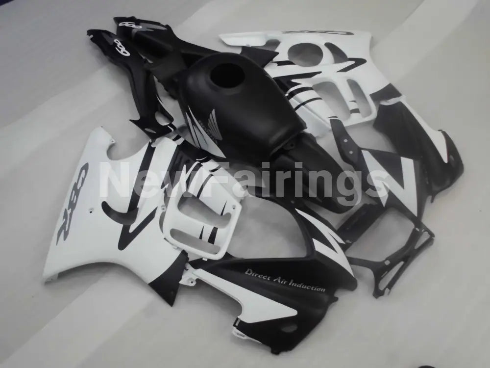 Matte Black and White Factory Style - CBR600 F3 97-98