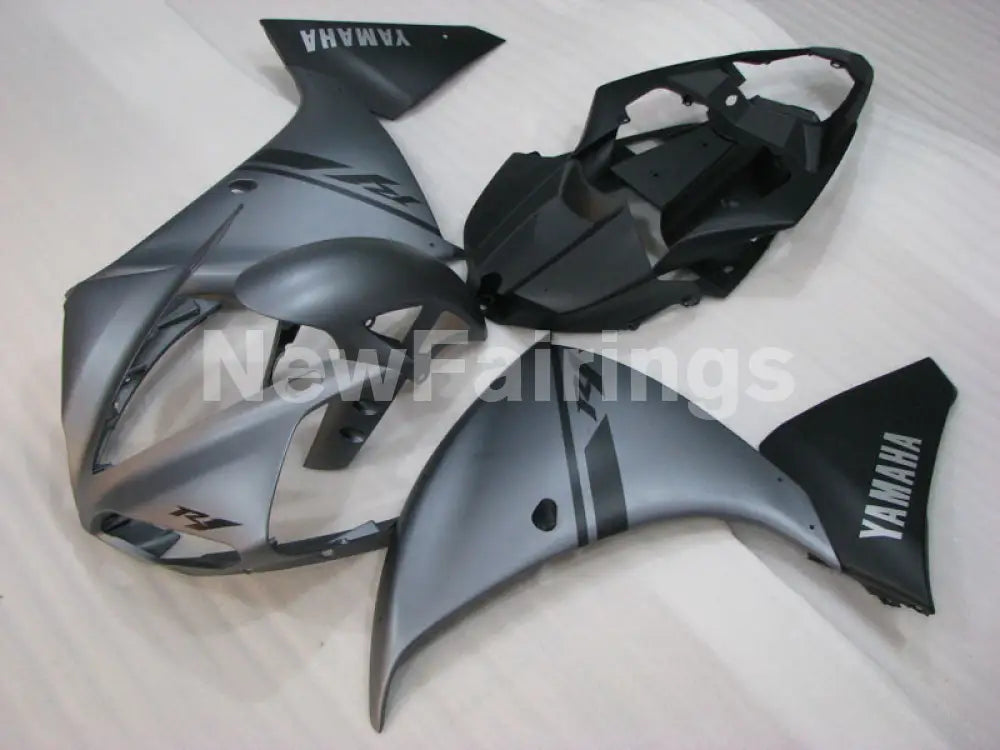Matte Grey and Matte Black Factory Style - YZF-R1 12-14 Fairing Kit