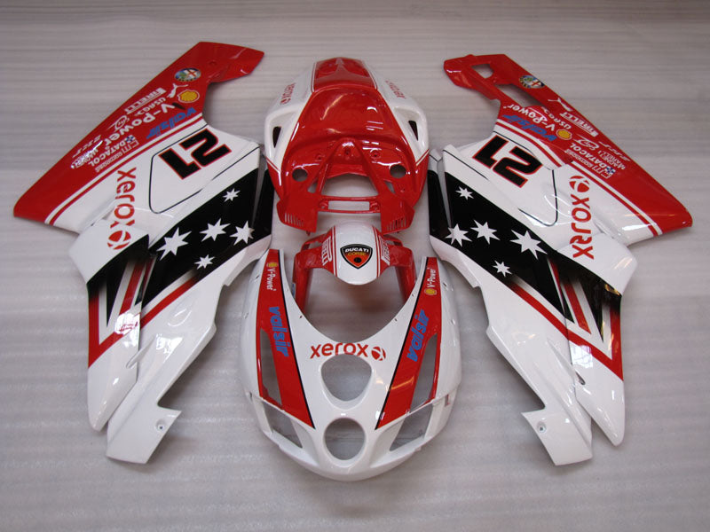 Number 21 Red and White Xerox - Ducati 749/999 03-04