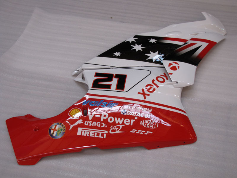 Number 21 Red and White Xerox - Ducati 749/999 03-04