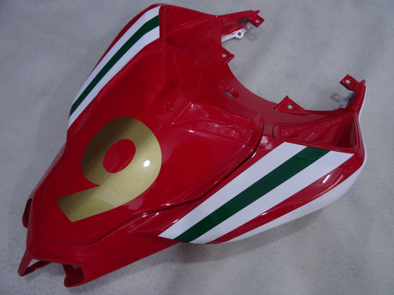 Number 9 Red and White Black PIRELLI - Ducati 848 07-11
