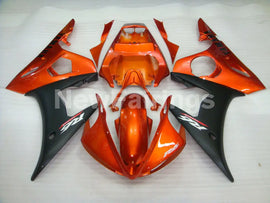 Orange and Matte Black Factory Style - YZF-R6 03-04 Fairing Kit Vehicles & Parts > Vehicle Parts & Accessories > Motor