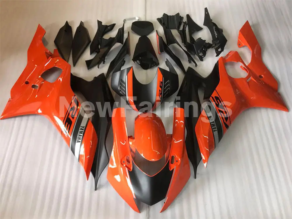 Orange and Black Factory Style - YZF-R6 17-22 Fairing Kit Vehicles & Parts > Vehicle Parts & Accessories > Motor