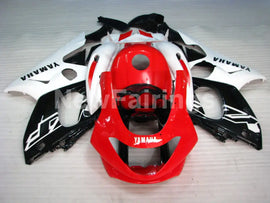 Red and Black White Factory Style - YZF600R Thundercat 96-07 Fairing Kit Vehicles & Parts > Vehicle Parts & Accessories