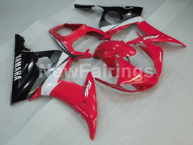 Red and White Black Factory Style - YZF-R6 03-04 Fairing Kit Vehicles & Parts > Vehicle Parts & Accessories > Motor