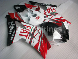 Red and White Black FIAT - YZF-R6 08-16 Fairing Kit Vehicles & Parts > Vehicle Parts & Accessories > Motor Vehicle