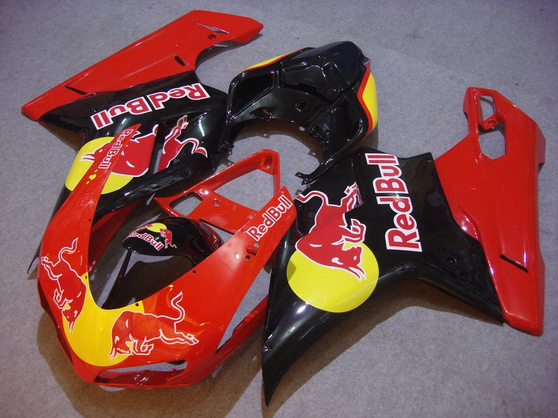 Red and Black Red Bull - Ducati 848/1098/1198 07-11 Fairing