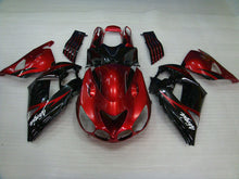 Load image into Gallery viewer, Red and Black Flame - NINJA ZX-14R 06-11 Fairing Kit