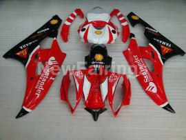 Red and Black Santander - YZF-R6 06-07 Fairing Kit Vehicles & Parts > Vehicle Parts & Accessories > Motor Vehicle Parts