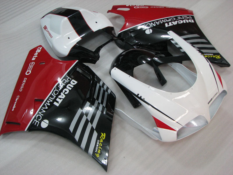 Red and Black White Performance - Ducati 748/916/996/998