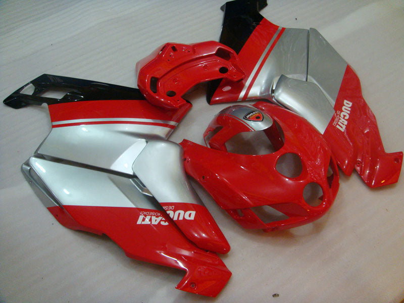 Red and Silver Black Factory Style - Ducati 749/999 05-06