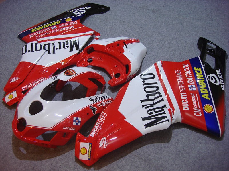 Red and White Black BREIL - Ducati 999 05-06 Fairing Kit