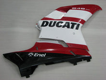 Load image into Gallery viewer, Red and White Black Enel - Ducati 848 07-11 Fairing Kit