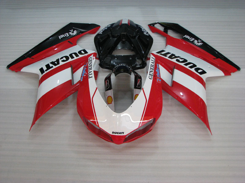 Red and White Black Enel - Ducati 848/1098/1198 07-11