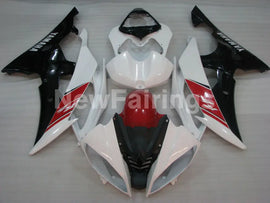 Red White and Black Factory Style - YZF-R6 08-16 Fairing Kit Vehicles & Parts > Vehicle Parts & Accessories > Motor
