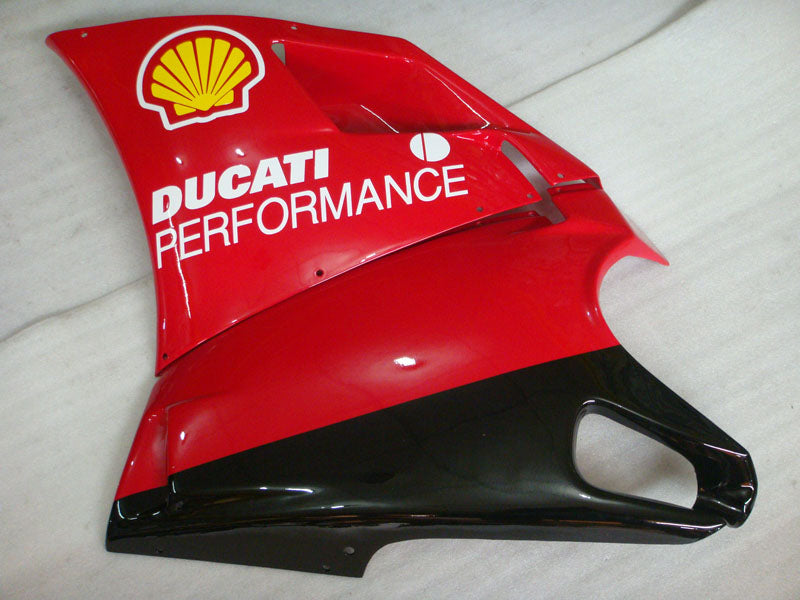 Red and White Black Shell - Ducati 748/916/996/998 96-02