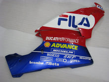 Load image into Gallery viewer, Red and White Blue FILA - Ducati 749/999 03-04 Fairing Kit
