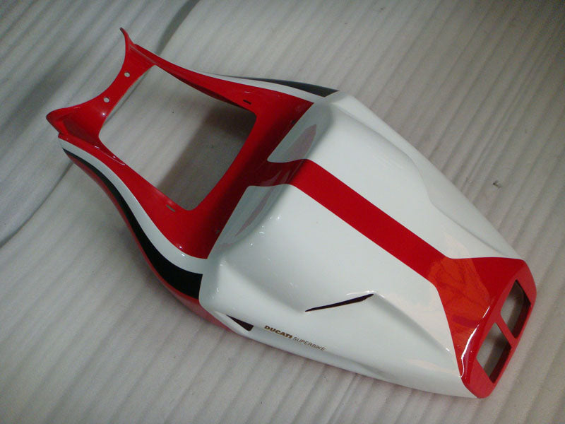 Red and White Factory Style - Ducati 996 96-02 Fairing Kit