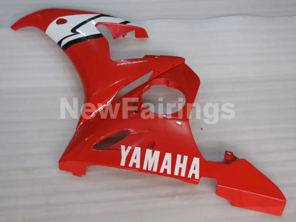Red and White Factory Style - YZF-R6 03-04 Fairing Kit Vehicles & Parts > Vehicle Parts & Accessories > Motor Vehicle
