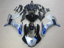 Load image into Gallery viewer, Silver and Black Blue Factory Style - YZF-R1 15-19 Fairing Kit Vehicles &amp; Parts &gt; Vehicle Parts &amp; Accessories &gt; Motor