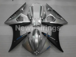 Silver and Matte Black Factory Style - YZF-R6 03-04 Fairing Kit Vehicles & Parts > Vehicle Parts & Accessories > Motor