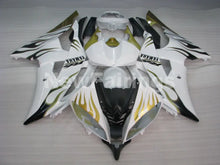 Load image into Gallery viewer, White and Golden Flame - YZF-R6 08-16 Fairing Kit Vehicles &amp; Parts &gt; Vehicle Parts &amp; Accessories &gt; Motor Vehicle Parts