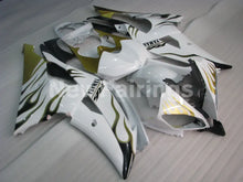 Load image into Gallery viewer, White and Golden Flame - YZF-R6 08-16 Fairing Kit Vehicles &amp; Parts &gt; Vehicle Parts &amp; Accessories &gt; Motor Vehicle Parts