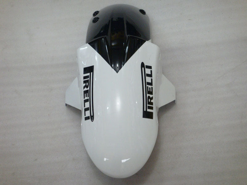 White and Black Corona - NINJA ZX-10R 04-05 Fairing Kit