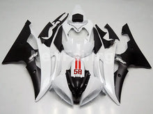 Load image into Gallery viewer, White and Black Factory Style - YZF-R6 08-16 Fairing Kit Vehicles &amp; Parts > Vehicle Parts &amp; Accessories > Motor Vehicle