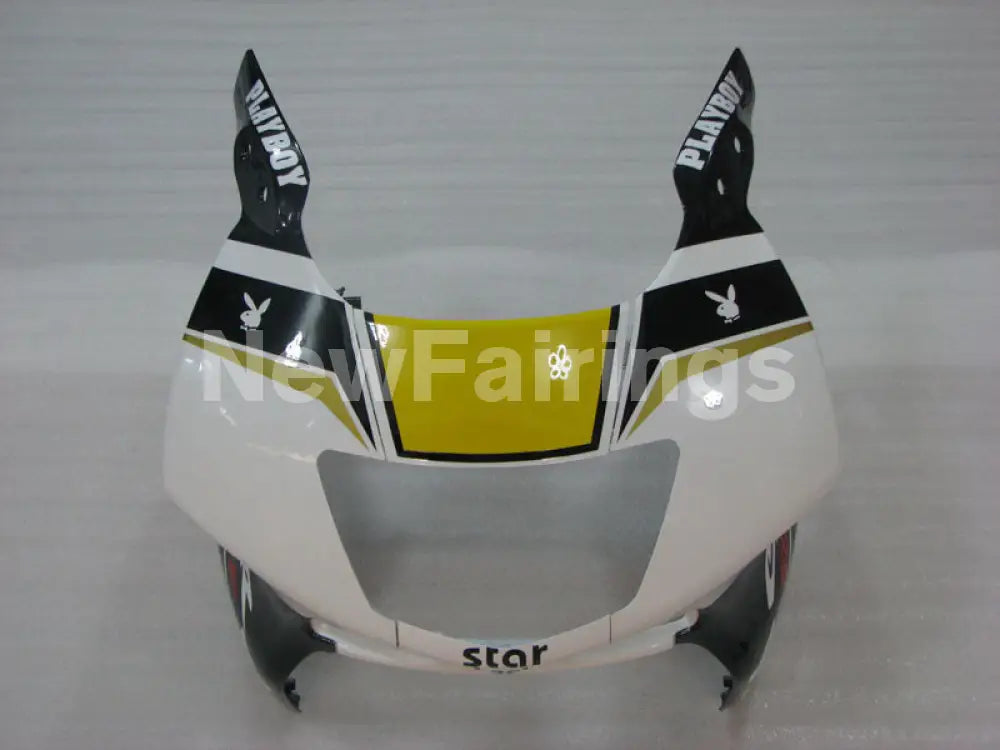 White and Black PlayBoy - CBR600 F3 95-96 Fairing Kit