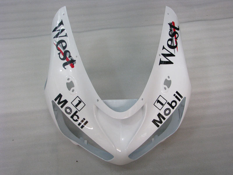 White and Black West - NINJA ZX-6R 05-06 Fairing Kit