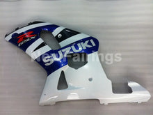 Load image into Gallery viewer, White and Blue Black Factory Style - GSX-R600 01-03 Fairing Kit