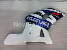 Load image into Gallery viewer, White and Blue Black Factory Style - GSX-R600 01-03 Fairing Kit