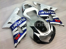 Load image into Gallery viewer, White and Blue Black Factory Style - GSX-R600 01-03 Fairing Kit