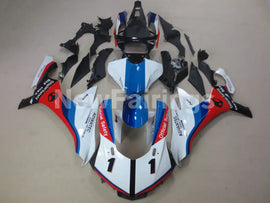 White and Blue Red Factory Style - YZF-R1 15-19 Fairing Kit Vehicles & Parts > Vehicle Parts & Accessories > Motor