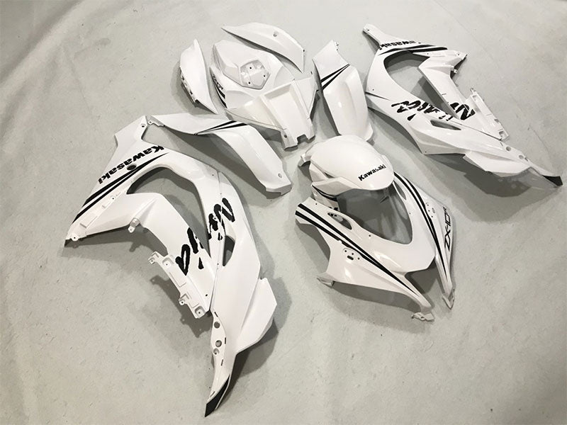 White Factory Style - NINJA ZX-10R 16-20 Fairing Kit