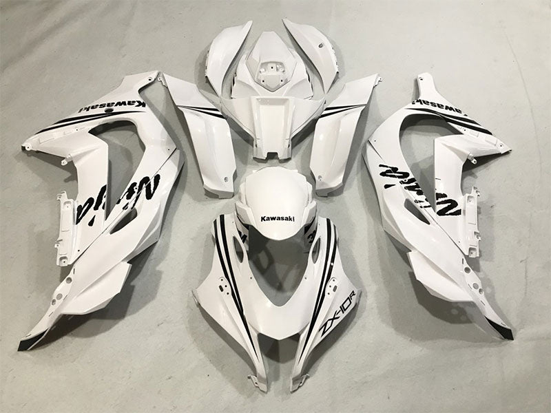 White Factory Style - NINJA ZX-10R 16-20 Fairing Kit